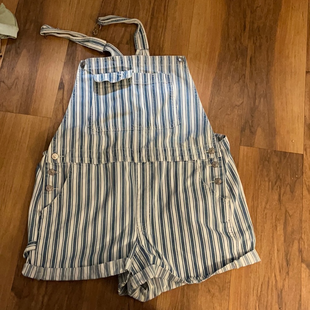 American Eagle jean overalls